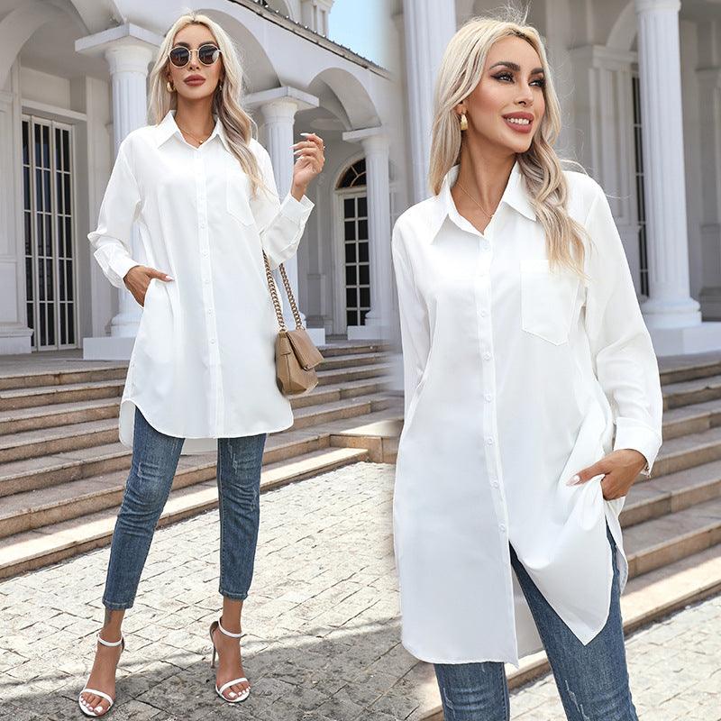 Maxime Elegant Long Sleeve Blouse - MAXIME