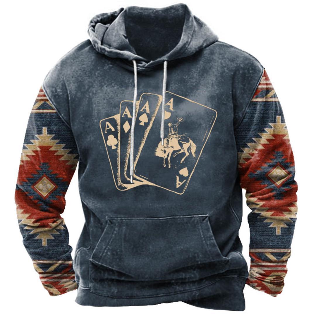 Men's Street Printing Hoodie - MAXIME