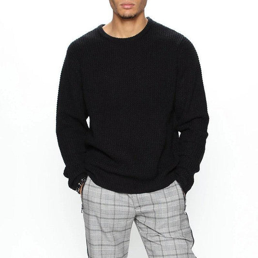 Long Sleeve Crew Neck Casual Men's - MAXIME