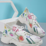 Casual Flower Sports Shoes Women Flat Bottom - MAXIME