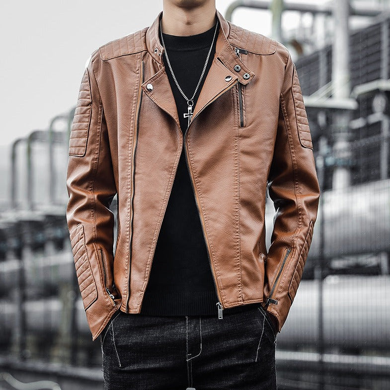 Men's Clothing Leather Jacket Coat - MAXIME