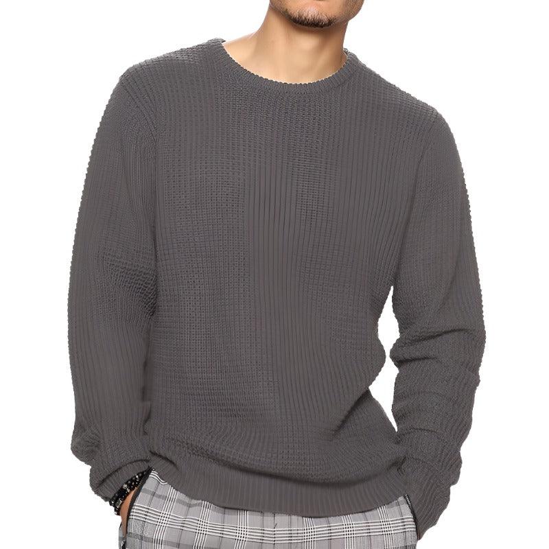 Long Sleeve Crew Neck Casual Men's - MAXIME