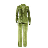 Maxime Suits Coat Wide Leg Pants Suit - MAXIME