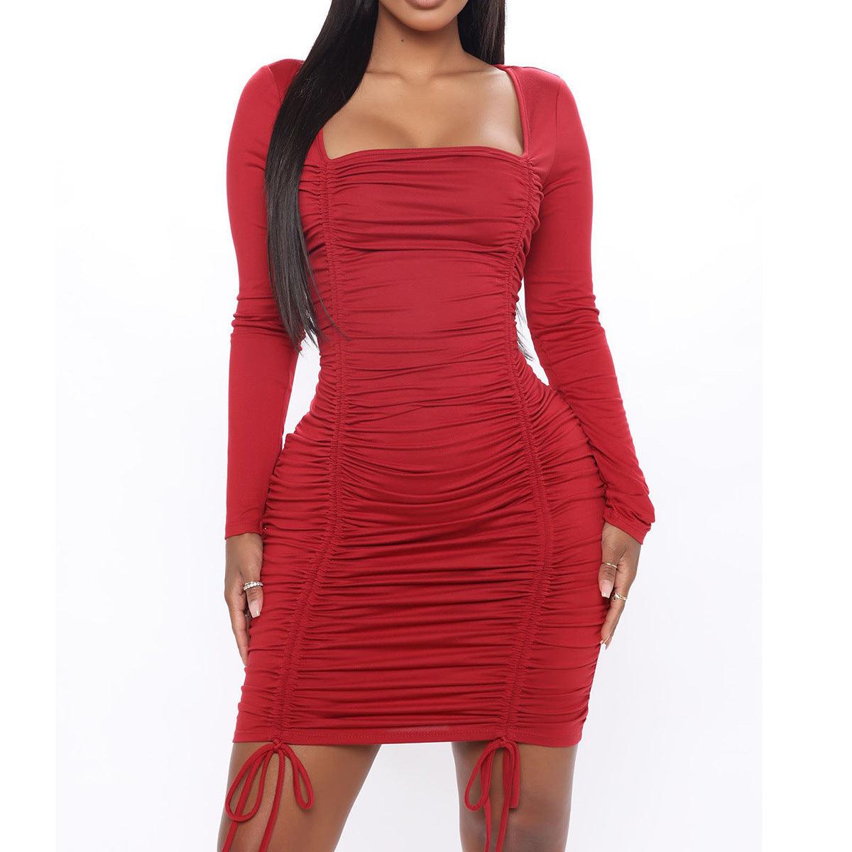 Maxime Long Sleeve Base Dress - MAXIME