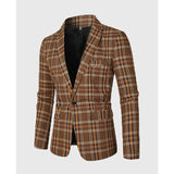 Striped Suit Jacket Men's Casual Slim Fit - MAXIME