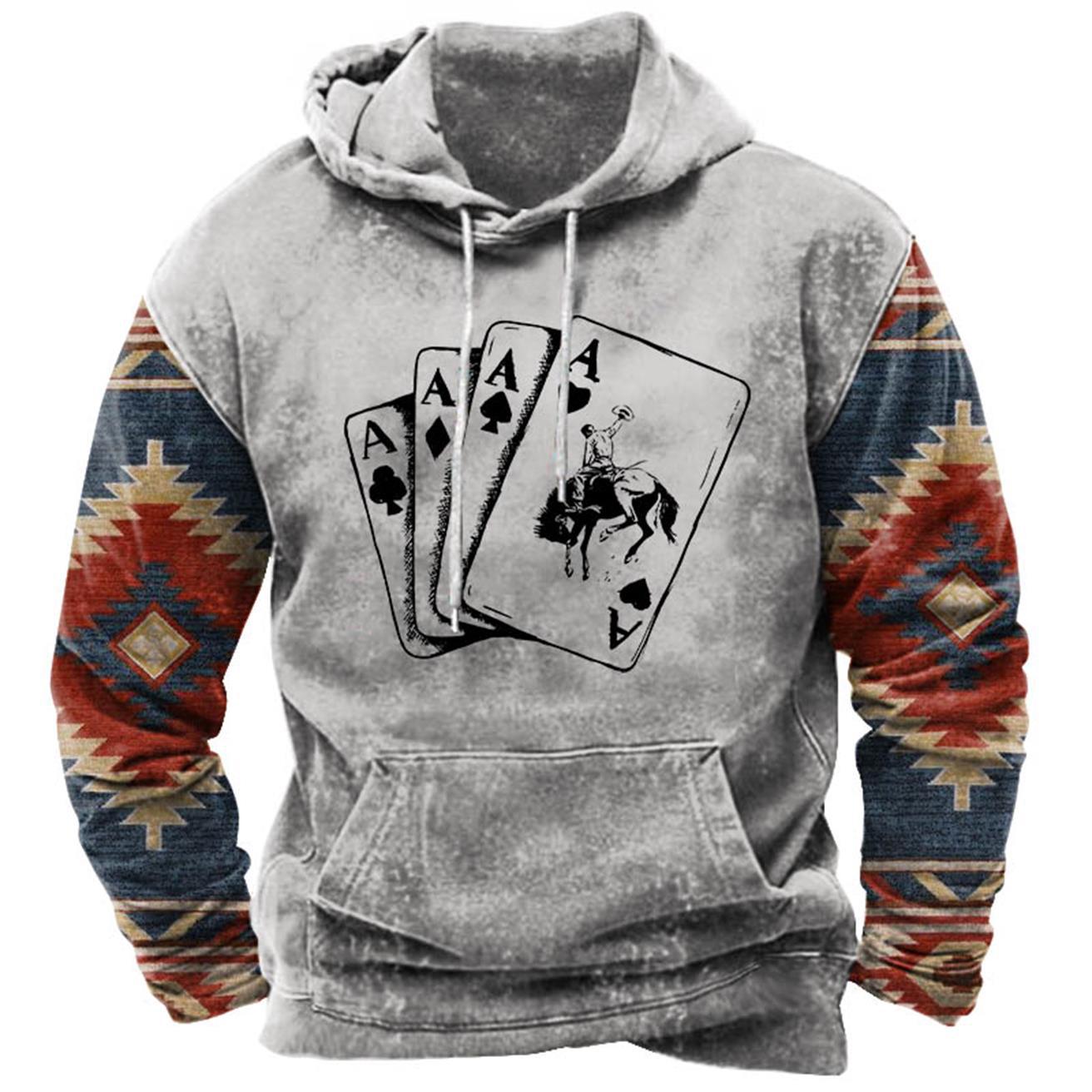 Men's Street Printing Hoodie - MAXIME