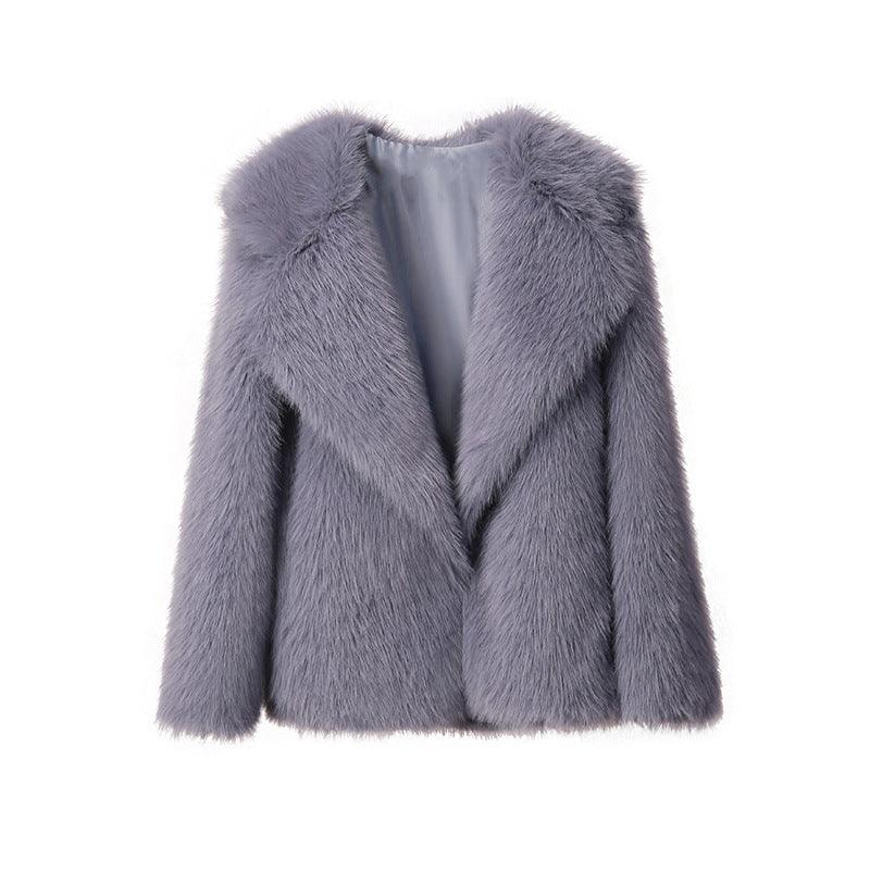 Coat Women's Artificial Wool Clip Coat - MAXIME