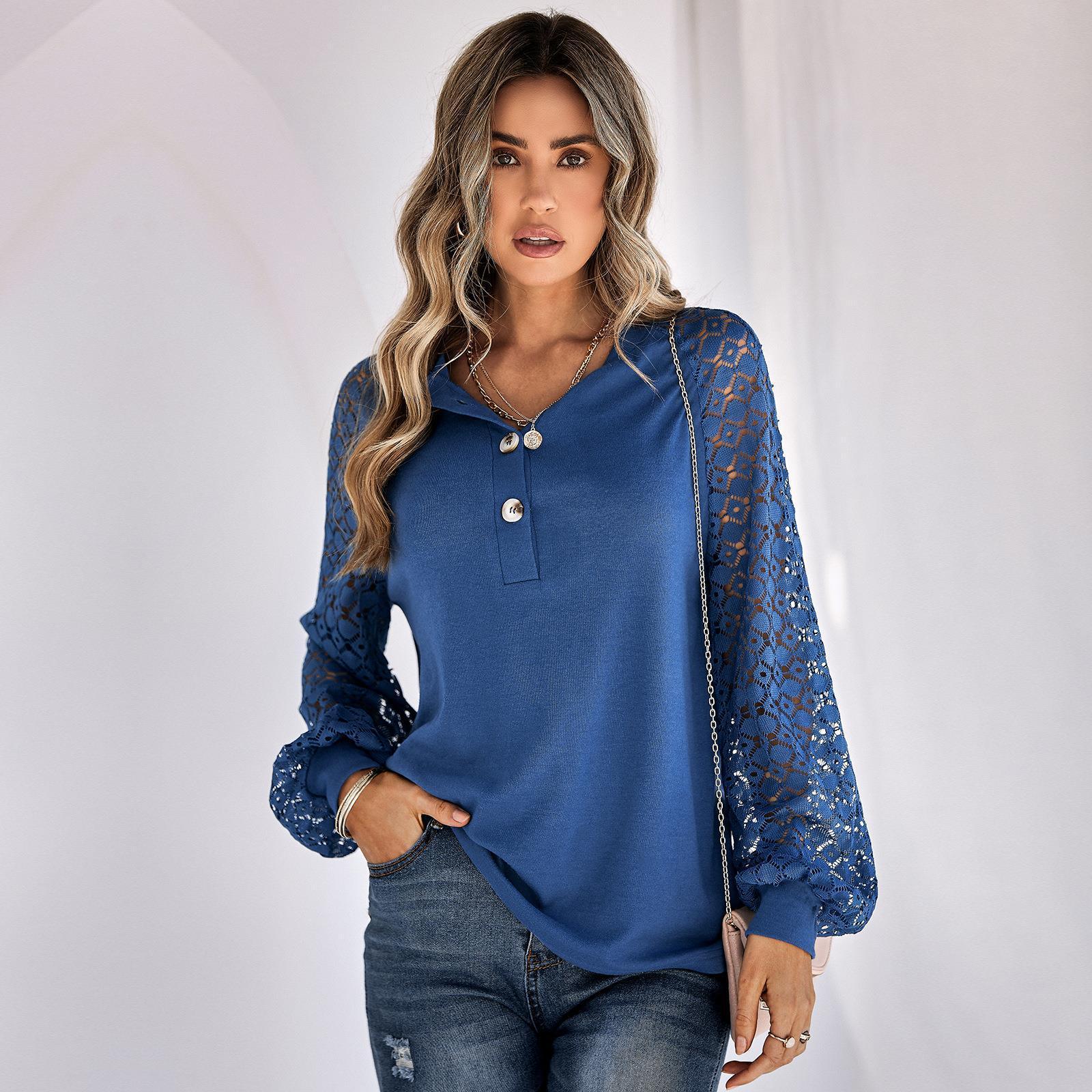 Maxime Lace Button Top Women - MAXIME