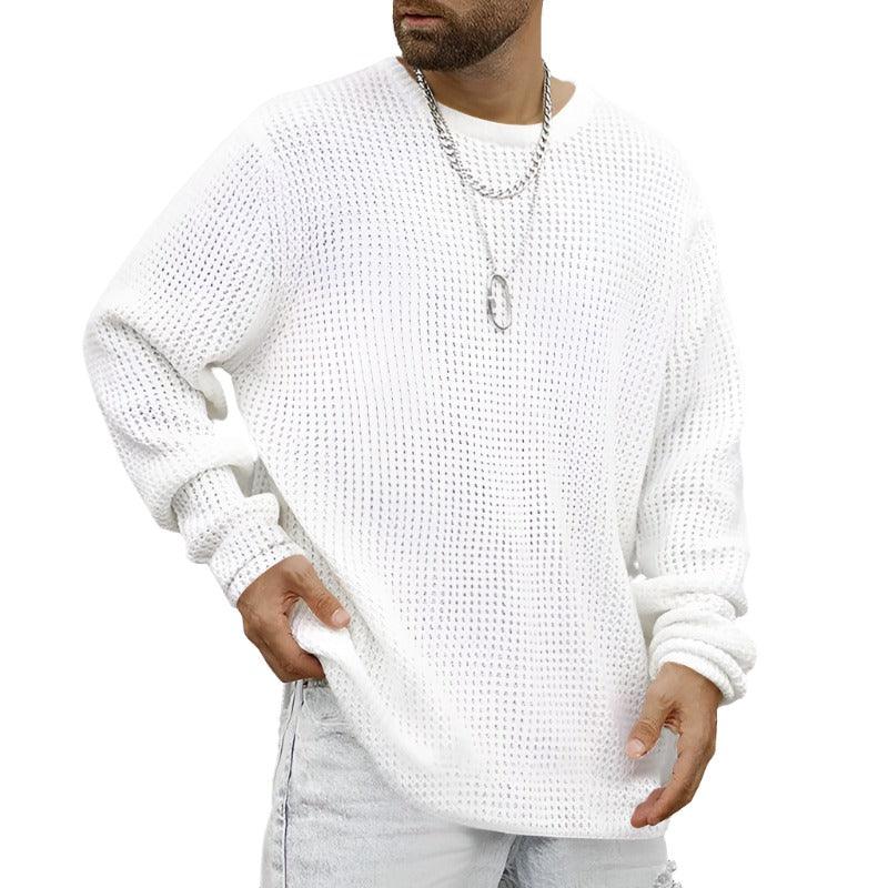 Long Sleeve Crew Neck Casual Men's - MAXIME