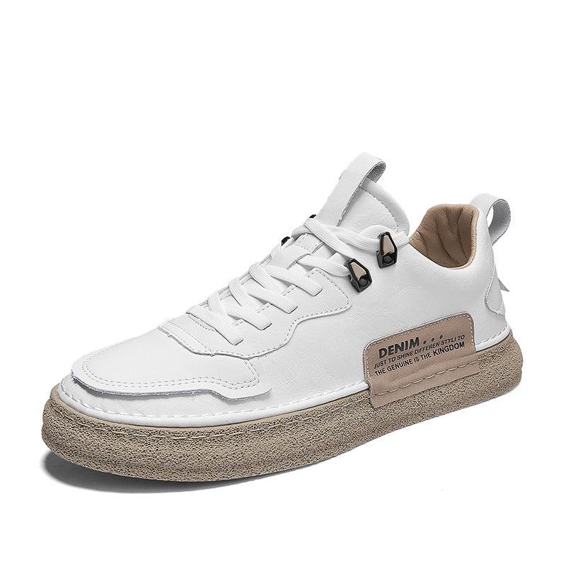 Leather Men's Casual Sneakers - MAXIME