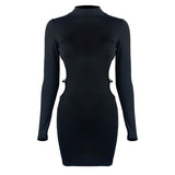 Midriff Outfit Sheath Dress - MAXIME