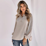 Maxime Lace Button Top Women - MAXIME