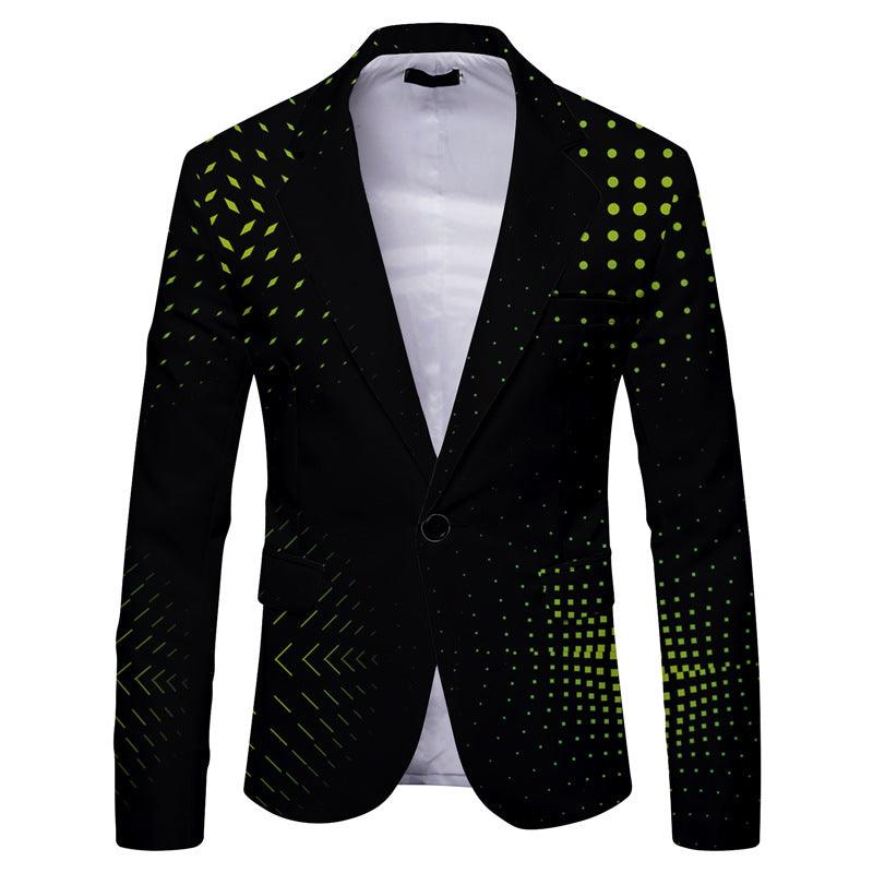 Striped Suit Jacket Men's Casual Slim Fit - MAXIME