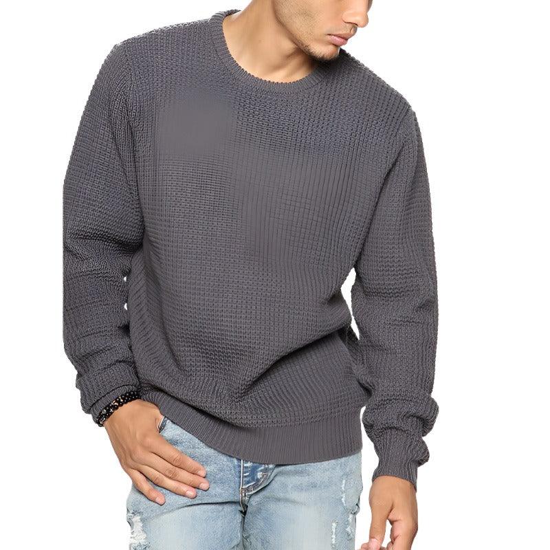 Long Sleeve Crew Neck Casual Men's - MAXIME