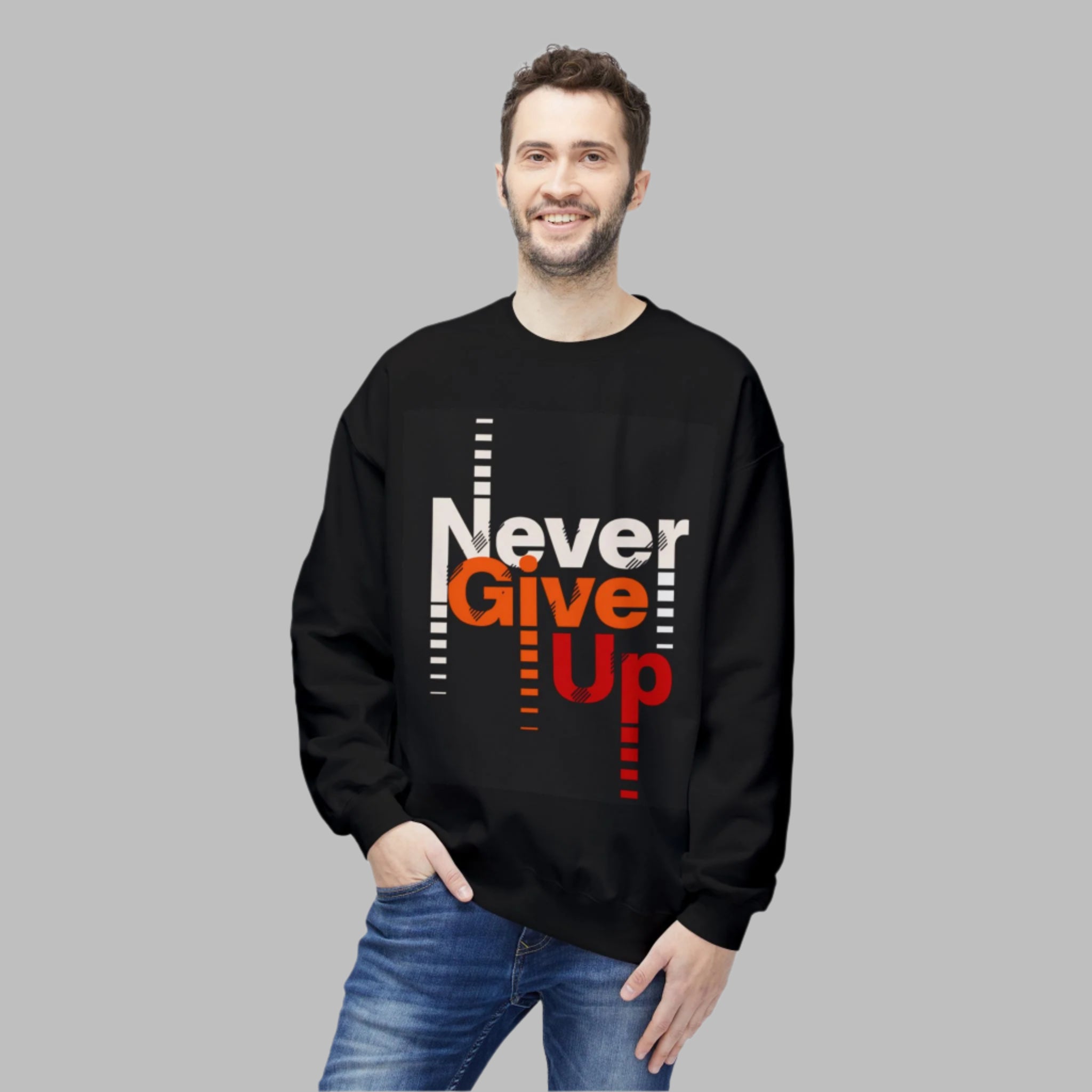 Never Give Up Sweatshirt