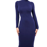 Long Sleeve Bodycon Casual - MAXIME