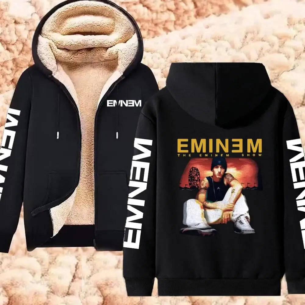 Eminem Warm Sweatshirts Men Harajuku Casual Hooded Pullover - MAXIME