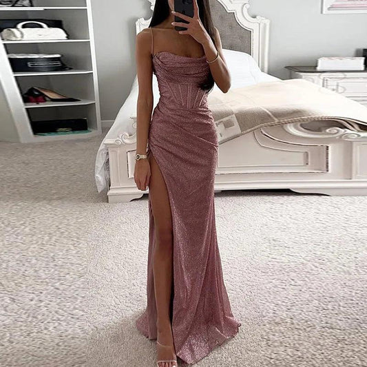 Maxime Sexy High Waist Maxi Dress - MAXIME