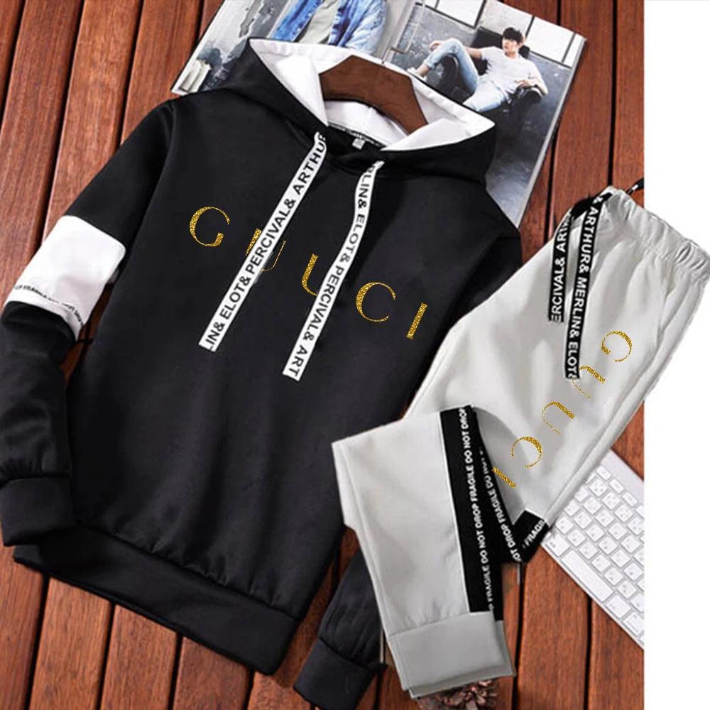 Men's Warm Designer Casual Tracksuit Male Outdoor Sports - MAXIME