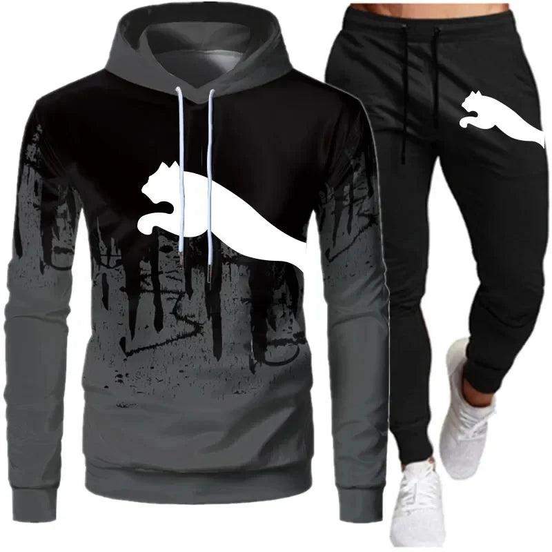 Jogging Suit for Male Designer Luxury Tracksuit Streetwear - MAXIME