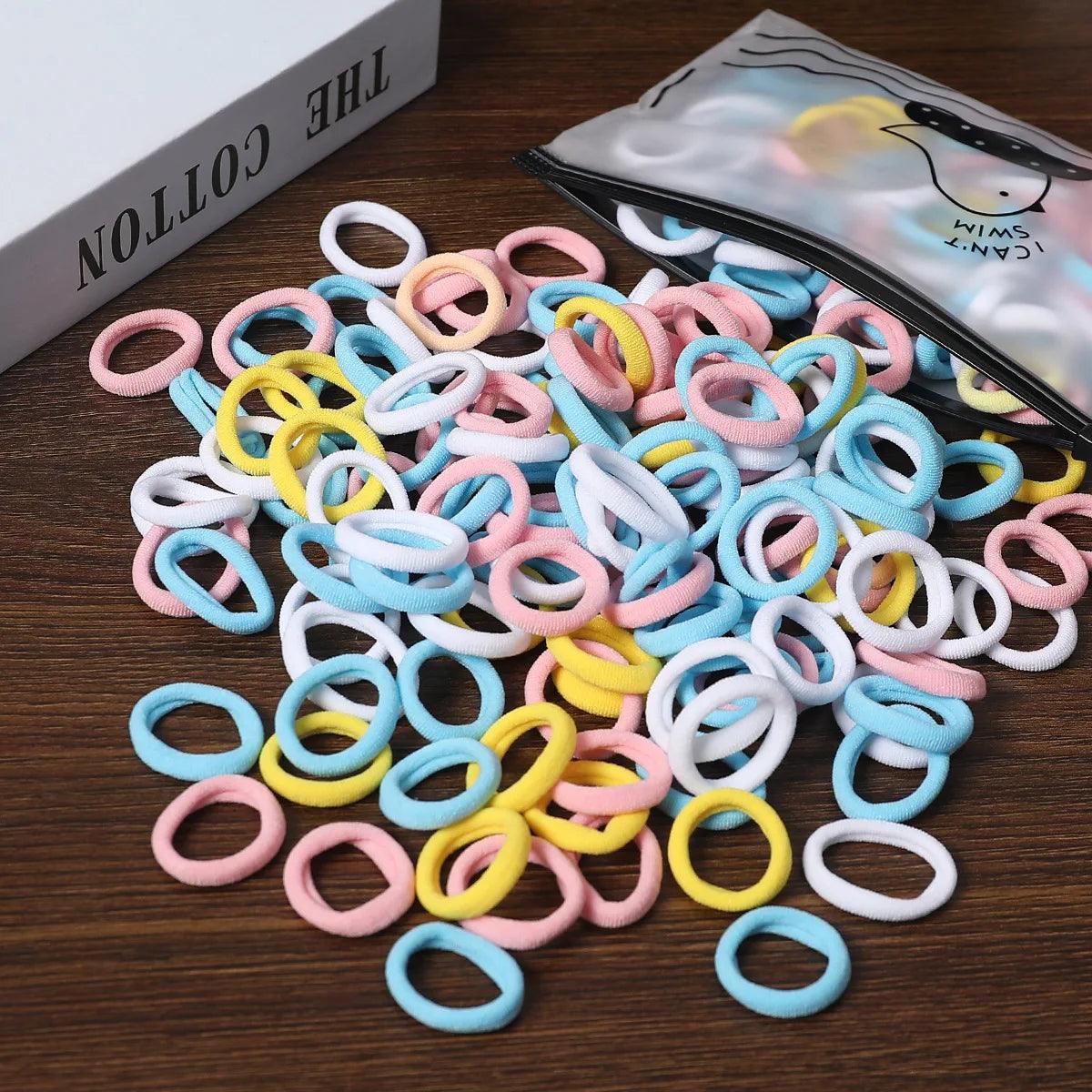 50/100Pcs Hair Bands for Children Hair Accessories - MAXIME