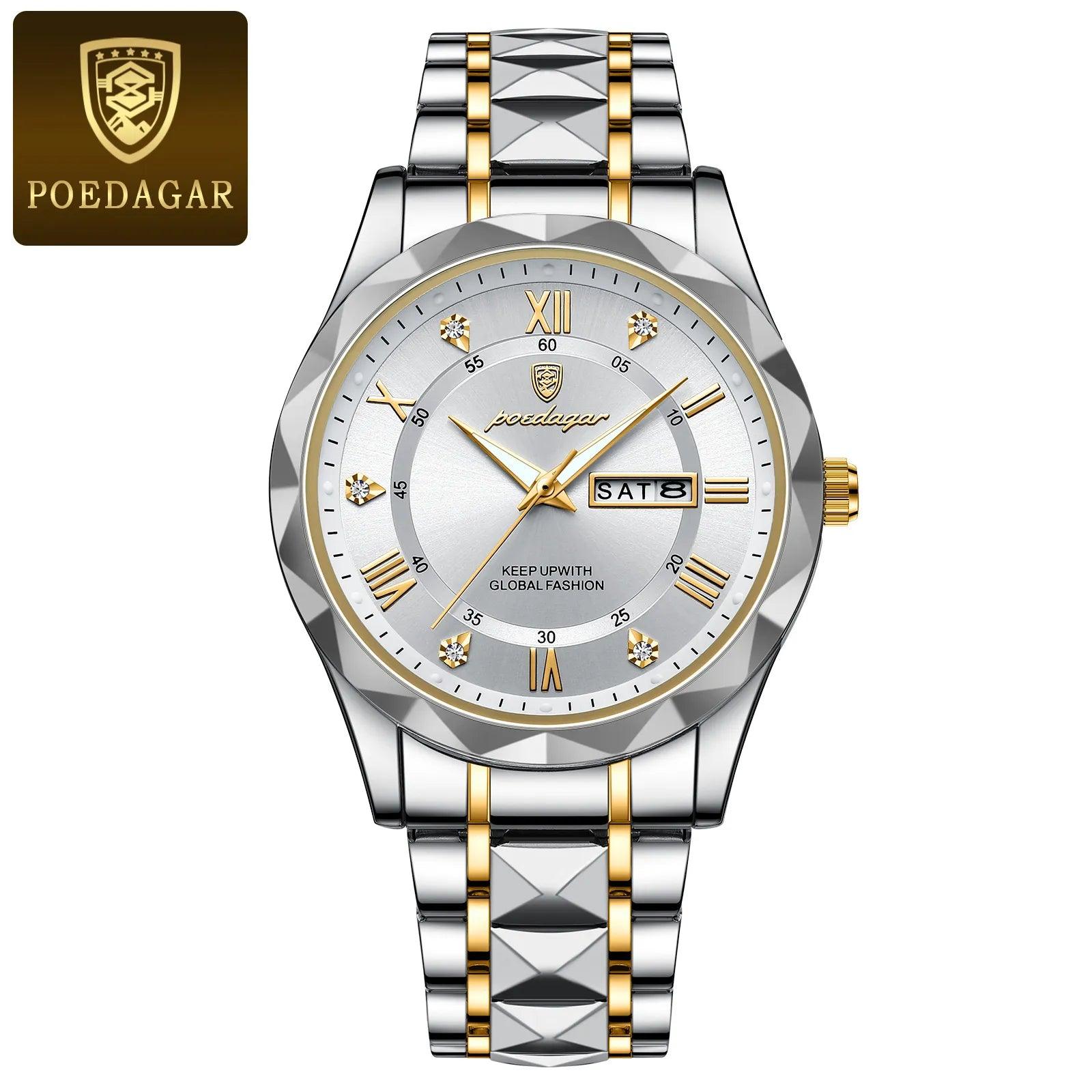 POEDAGAR Top Brand Luxury Man Wristwatch Waterproof Luminous - MAXIME