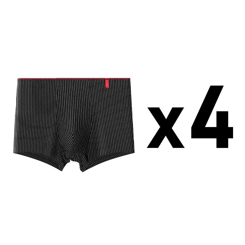 4 Pcs Boxer Men Sexy Stripe Panties - MAXIME