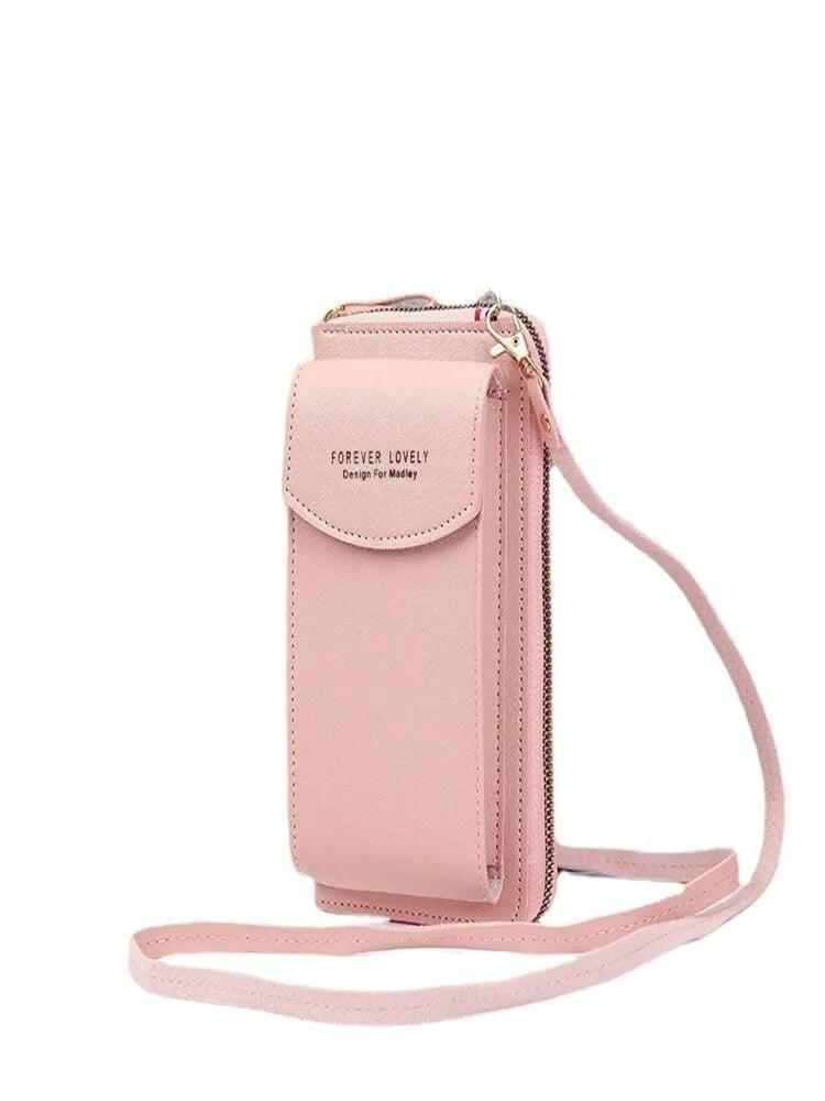 Maxime Fashion Single Shoulder Crossbody Cell Phone Bag Mini Versatile Satchel Multi Card Position Card Bag Keycase Female - MAXIME