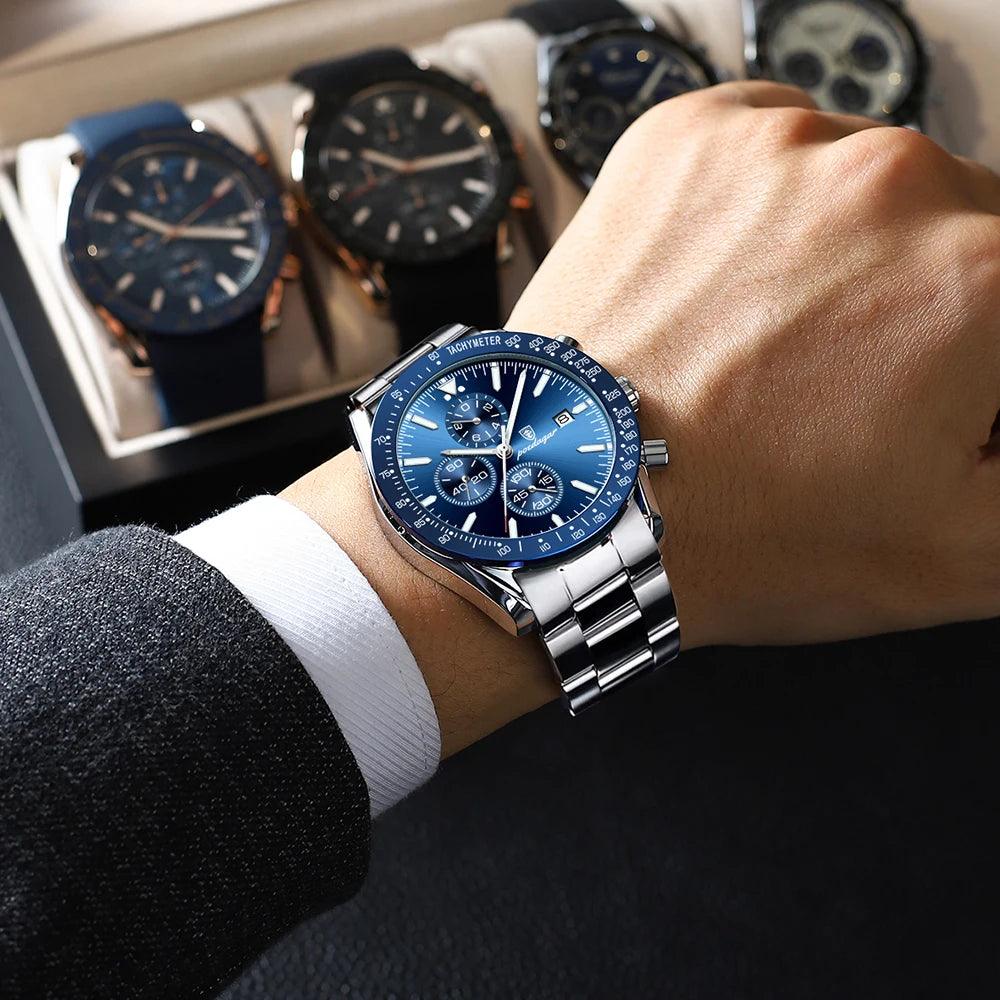 POEDAGAR Luxury Men Watch High Quality Fashion - MAXIME