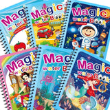 Maxime 1 Book+1 Pen Reusable Coloring Book Magic Water Painting Book Sensory Early Education Puzzle Drawing Toys - MAXIME