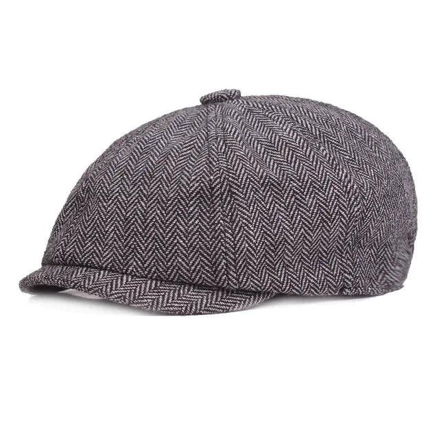 Berets Flat Peaked Cap Street Hats for Men Women - MAXIME