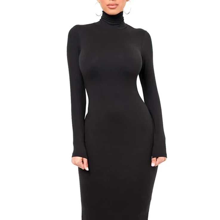 Long Sleeve Bodycon Casual - MAXIME