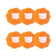 Orange 6 PCS