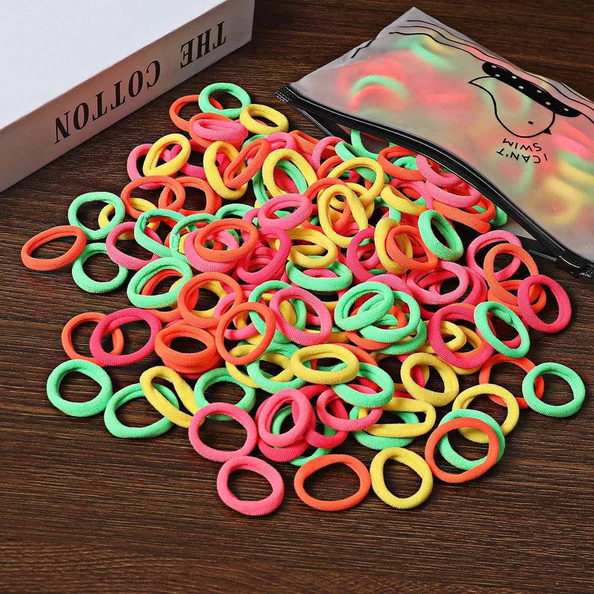 50/100Pcs Hair Bands for Children Hair Accessories - MAXIME