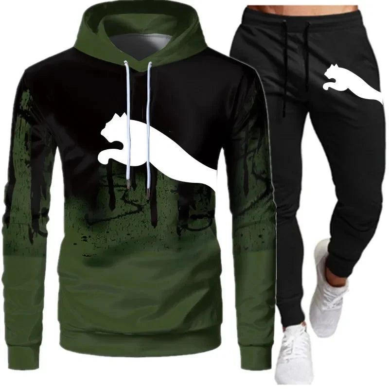 Jogging Suit for Male Designer Luxury Tracksuit Streetwear - MAXIME