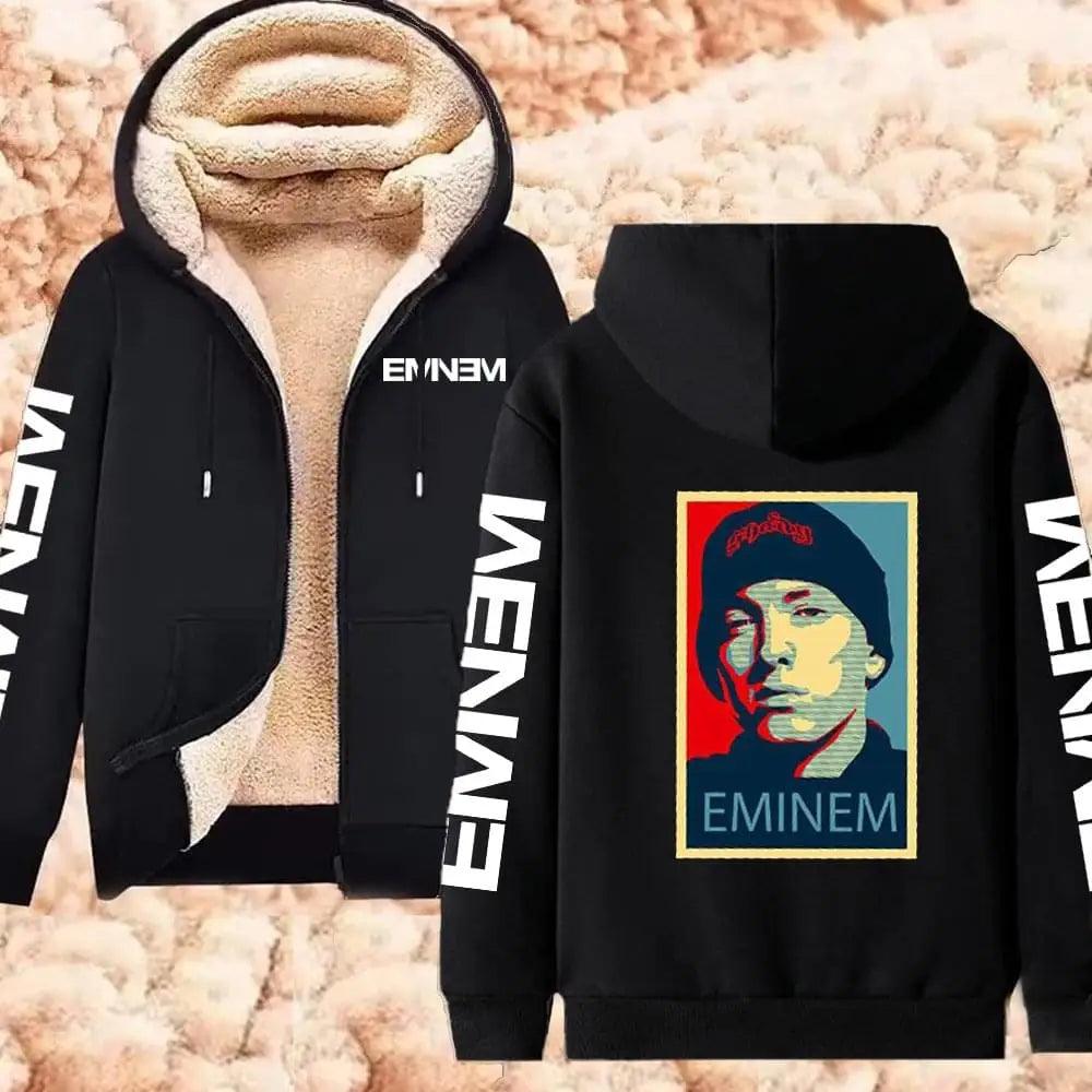 Eminem Warm Sweatshirts Men Harajuku Casual Hooded Pullover - MAXIME