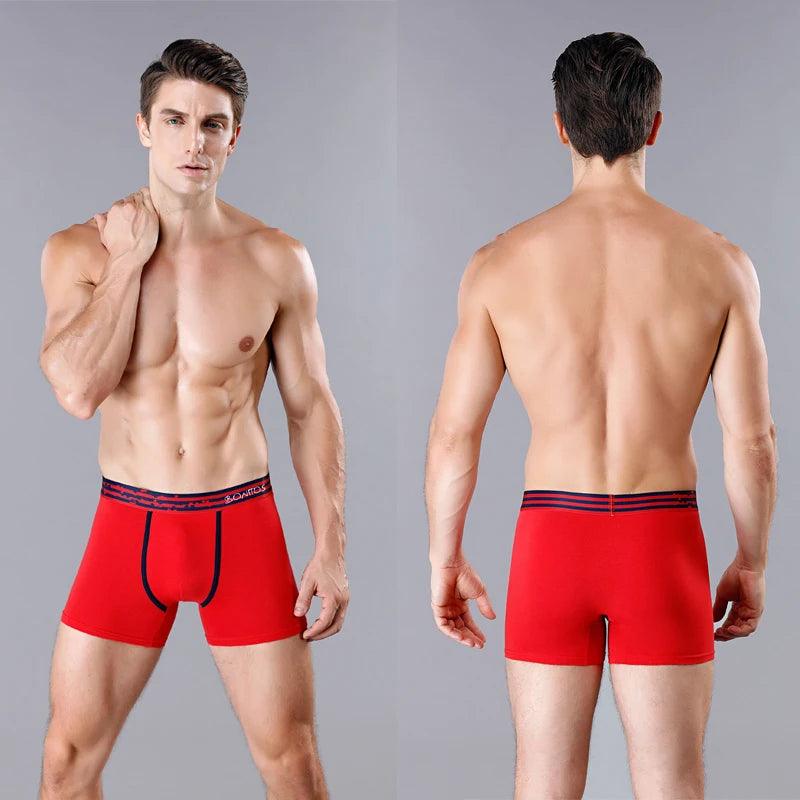 4Pcs Cotton Boxers Homme For Men's - MAXIME