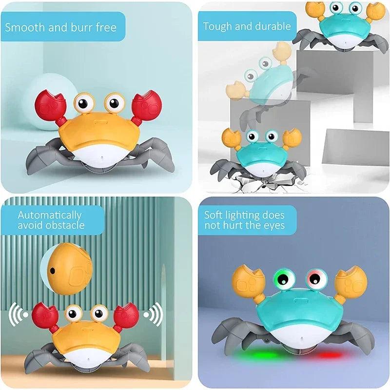 Crawling Crab Baby Toys for Kids With Music and LED Light Bathroom Playing with Water Toy - MAXIME