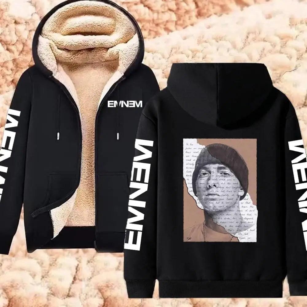 Eminem Warm Sweatshirts Men Harajuku Casual Hooded Pullover - MAXIME