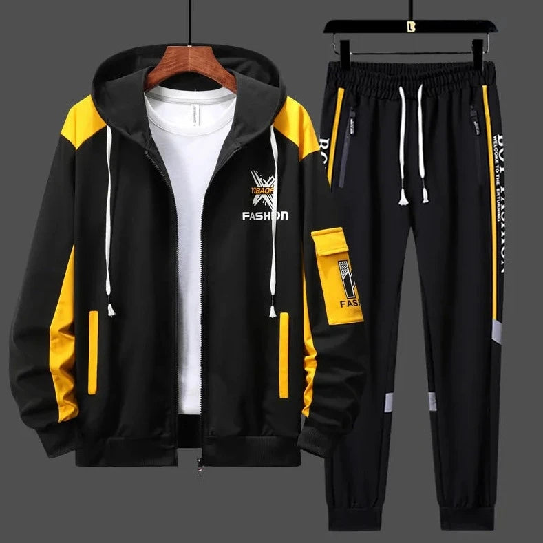 Men outfit tracksuit sweatshirts clothes for men 2 piece - MAXIME