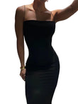 Summer Black Sexy Dress - MAXIME