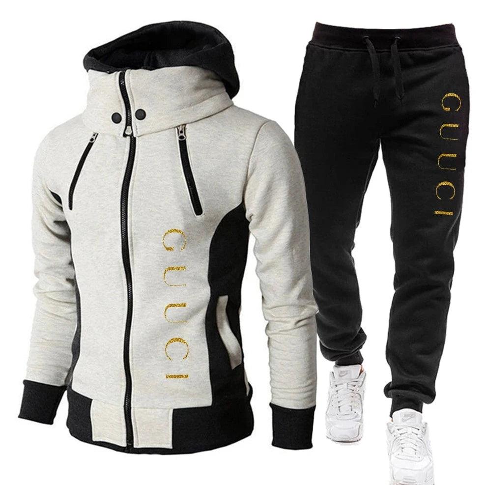 Men's Warm Designer Casual Tracksuit Male Outdoor Sports - MAXIME