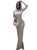 Long Sleeves Fitted Dress - MAXIME