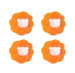 Orange 4 PCS