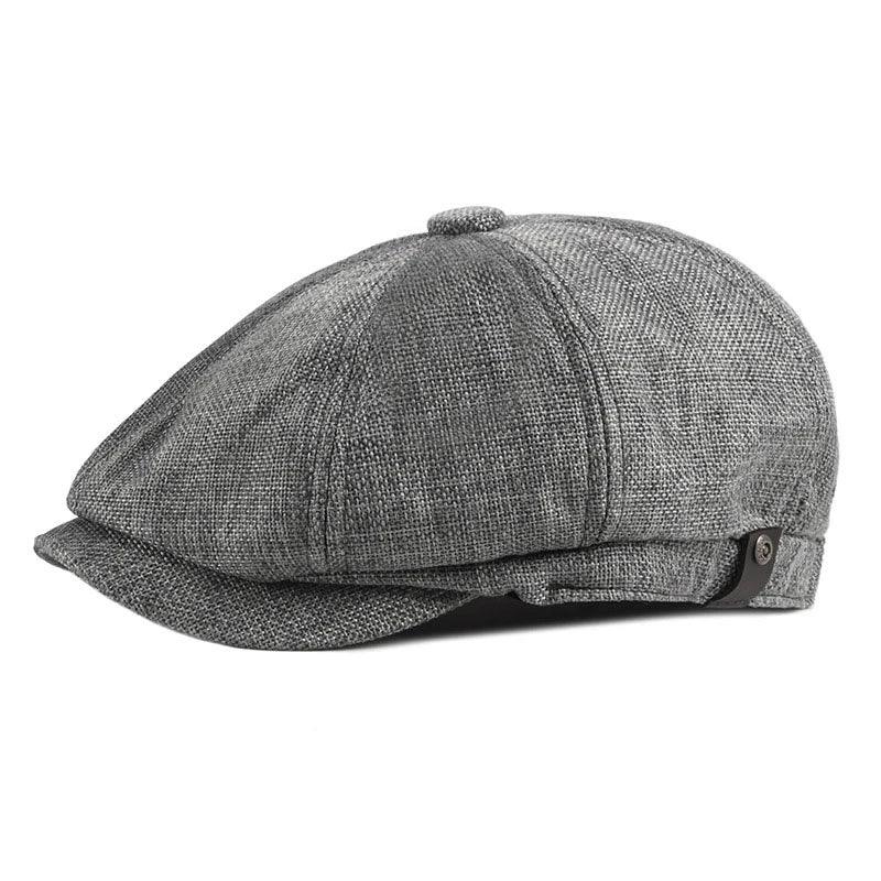 Berets Flat Peaked Cap Street Hats for Men Women - MAXIME