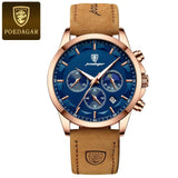 POEDAGAR Men Quartz Watch Luxury Sports Waterproof - MAXIME