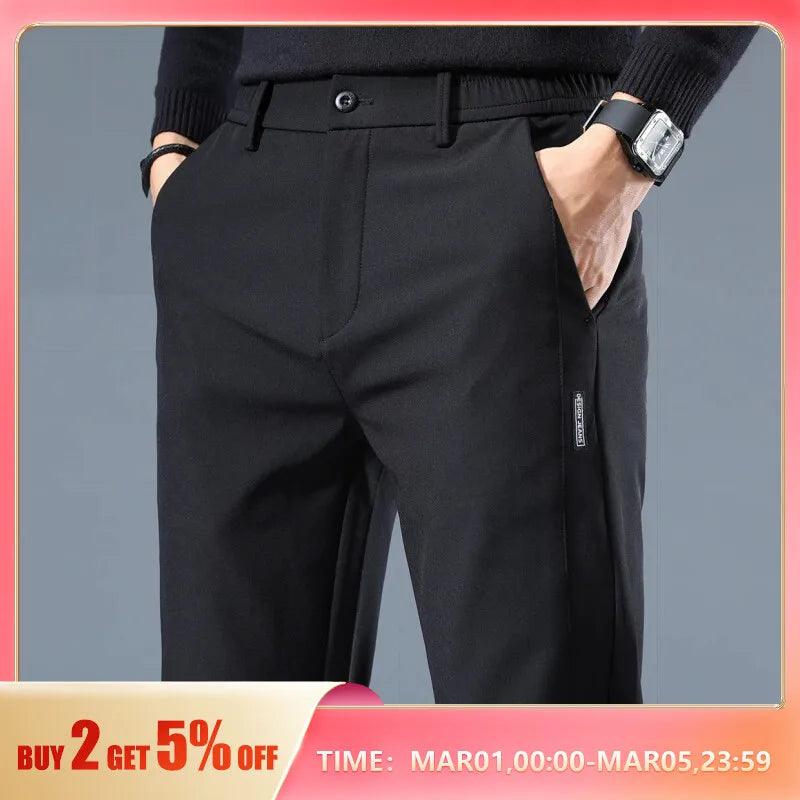 Men's Business Casual Long Straight Trousers - MAXIME