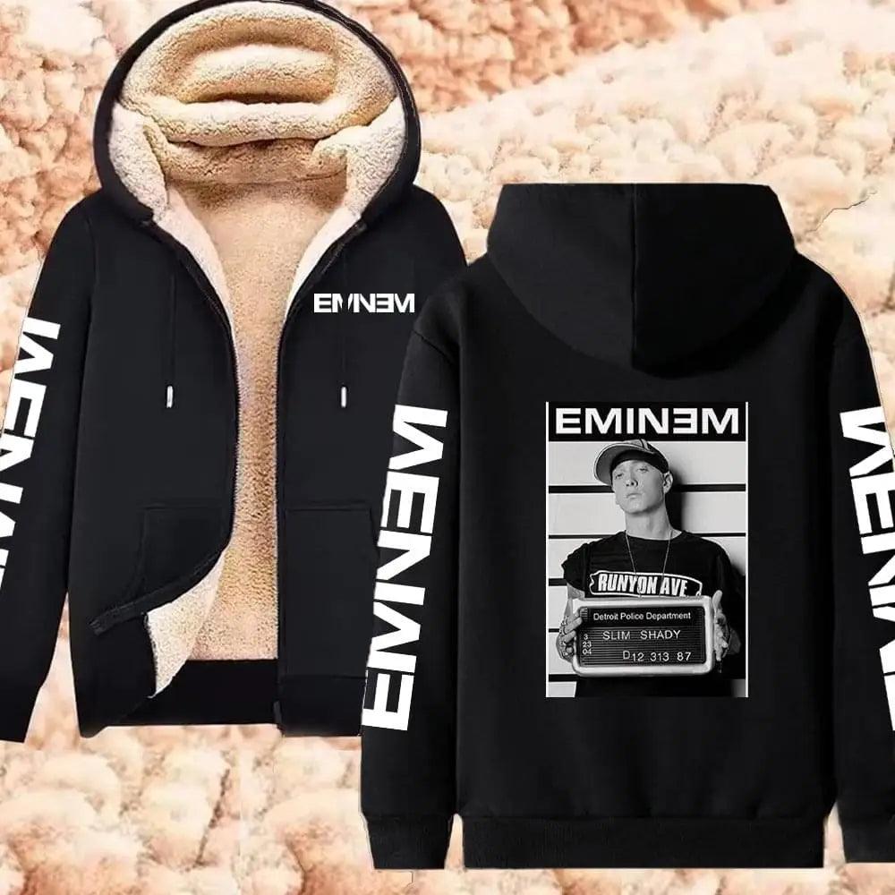 Eminem Warm Sweatshirts Men Harajuku Casual Hooded Pullover - MAXIME