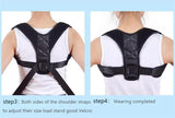 Maxime Back Posture Correction Belt Hunchback Prevention Correction of Sitting Posture Unisex Breathable Body Shaping - MAXIME