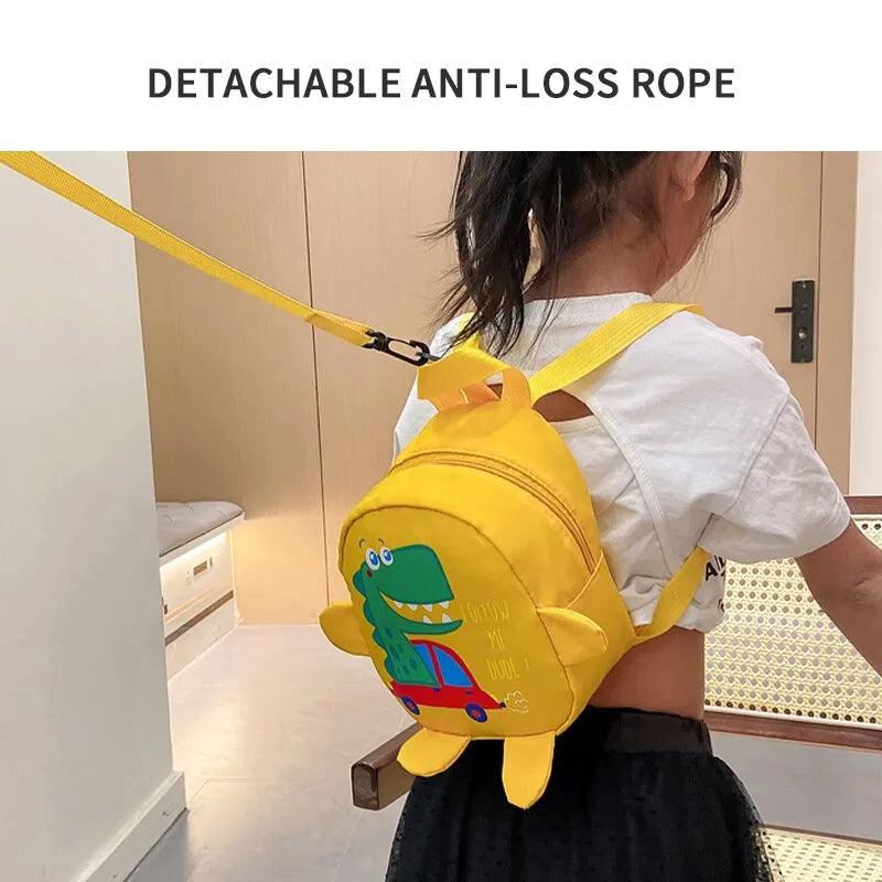 Maxime 1 PCS Kids Cartoon Mini Dinosaur Backpack Anti Lost Bag Kindergarten School Bag Backpack - MAXIME